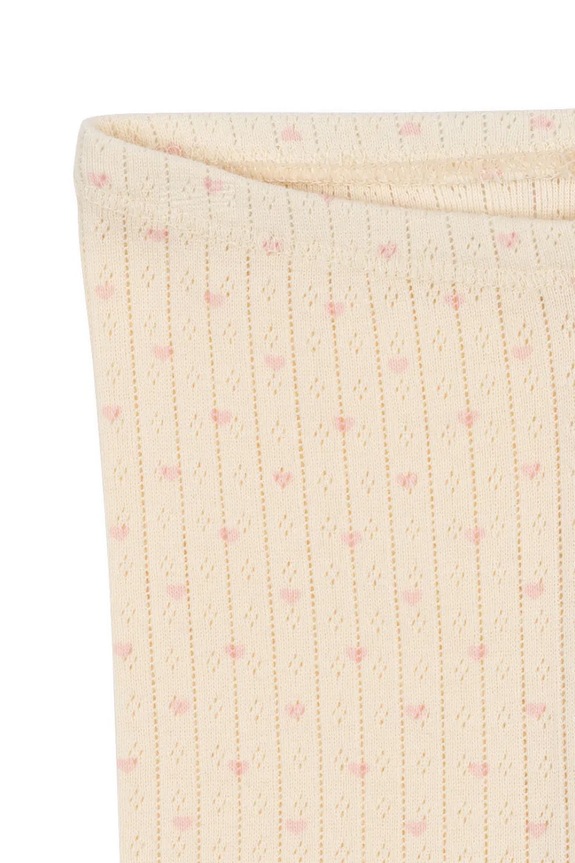 Dziewczynka Konges Sløjd legginsy dziecięce MINNIE PANTS GOTS KS105006.PPY2 beżowy