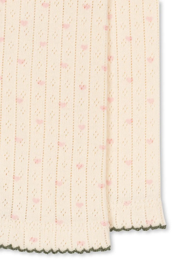 Konges Sløjd legginsy dziecięce MINNIE PANTS GOTS beżowy KS105006.PPY2