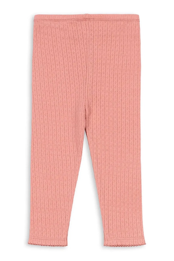 Konges Sløjd legginsy dziecięce MINNIE PANTS GOTS KS105006.PPY2 różowy SS26