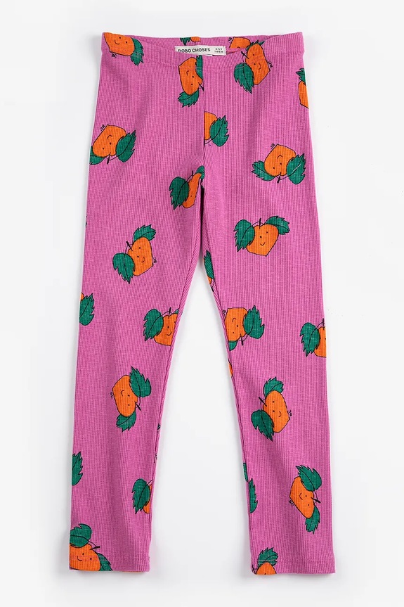 Bobo Choses legginsy dziecięce Tangerine 126AC083 różowy SS26