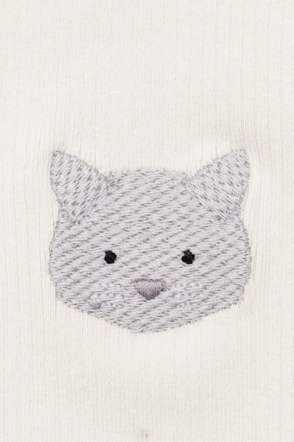 Donsje legginsy niemowlęce Soenie Leggings Cat biały 4117201