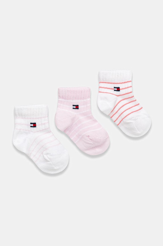 Παιδικές κάλτσες Tommy Hilfiger 3-pack Συσκευασία Δώρου ροζ 701238521.G.PPY2