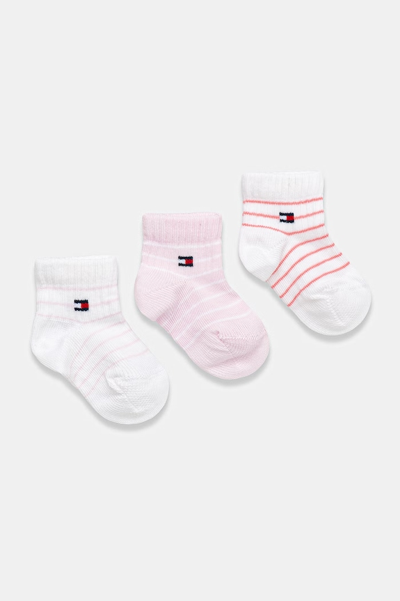 Παιδικές κάλτσες Tommy Hilfiger 3-pack Συσκευασία Δώρου ροζ 701238521.G.PPY2