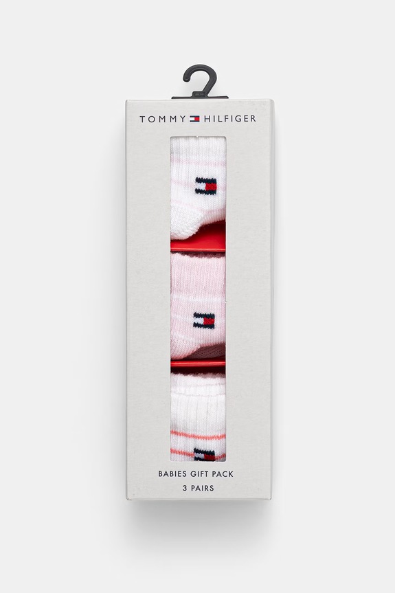 Κοριτσίστικα Παιδικές κάλτσες Tommy Hilfiger 3-pack 701238521.G.PPY2 ροζ