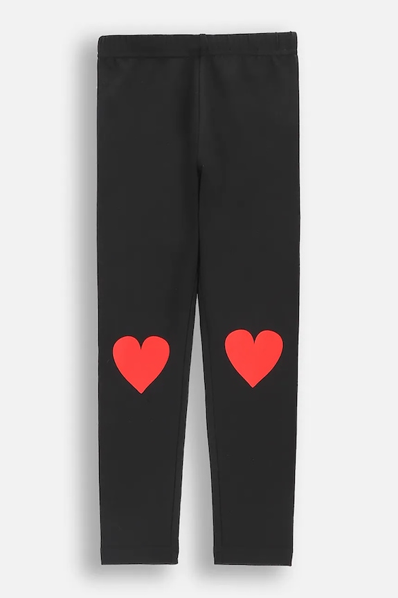Coccodrillo legginsy dziecięce aplikacja czarny WC6122105VGA