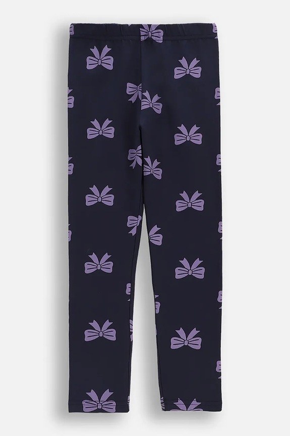 Coccodrillo legginsy dziecięce wzorzyste granatowy WC6122106VGA