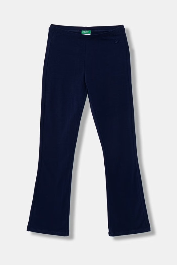 United Colors of Benetton legginsy dziecięce bawełniane z elastanem granatowy 3MT1CF037.G.Riproposto
