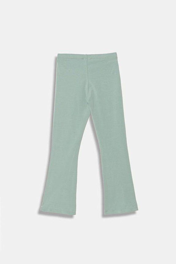 United Colors of Benetton legginsy dziecięce bawełniane z elastanem 3MT1CF037.G.Stagionale turkusowy SS26
