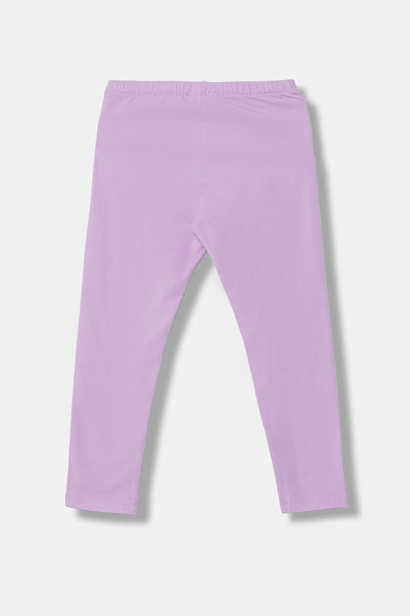 United Colors of Benetton colanți pentru copii bumbac cu elastan 3MT1GF01L.P.Stagionale violet SS26