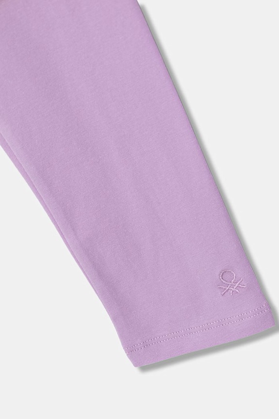 Fete United Colors of Benetton colanți pentru copii bumbac cu elastan 3MT1GF01L.P.Stagionale violet