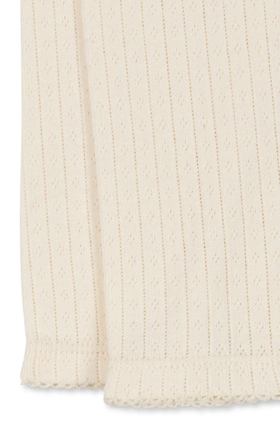 Detské bavlnené legíny Konges Sløjd MINNIE PANTS GOTS béžová KS104378.PreSpring