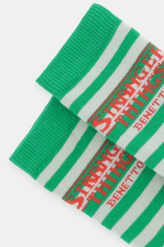 Dječje čarape United Colors of Benetton 6AO3C7005.G.Seasonal zelena SS26