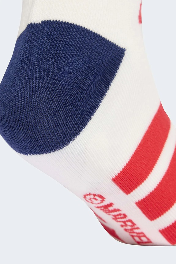 Βαμβακερές παιδικές κάλτσες adidas Performance Marvel 3-pack κόκκινο KA9880