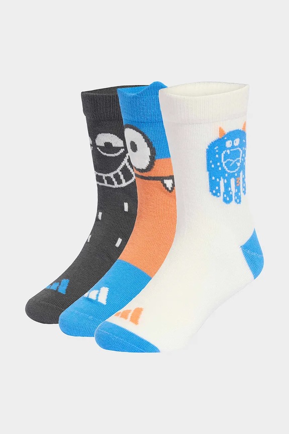 Παιδικές κάλτσες adidas Performance 3-pack λευκό KA0295