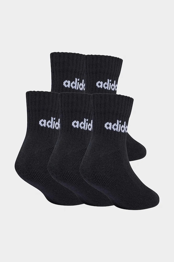 Βαμβακερές παιδικές κάλτσες adidas Performance 5-pack KC6915 μαύρο SS26