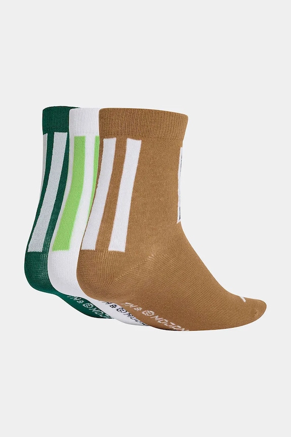 adidas Performance skarpetki dziecięce z bawełną MINECRAFT 3-pack KA9902 biały SS26