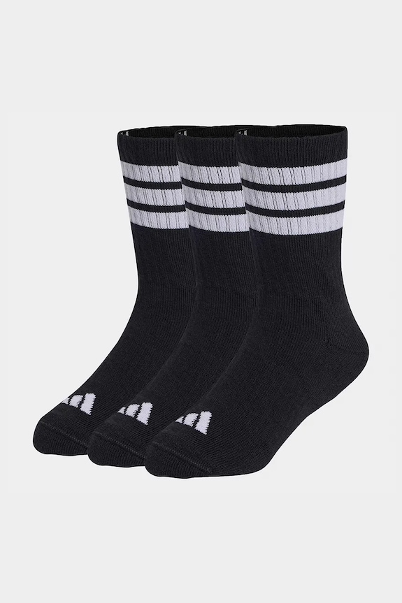 Βαμβακερές παιδικές κάλτσες adidas Performance 3-pack μαύρο KD1719