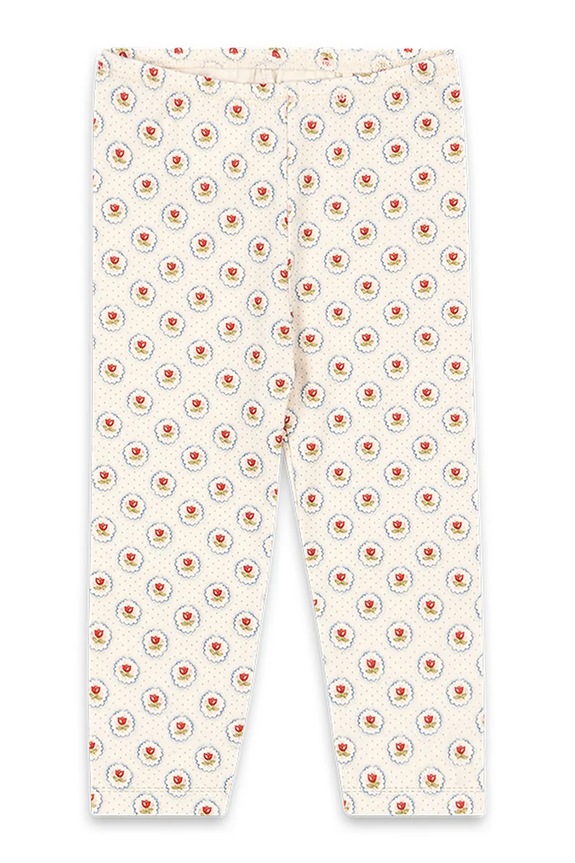 Tajice za bebe Konges Sløjd BASIC PANTS GOTS Planet friendly bež KS104677.PPY2
