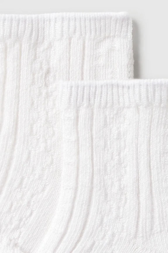 Παιδικές κάλτσες Mayoral Newborn 2-pack 9050.1J.Newborn.PPY2 λευκό SS26