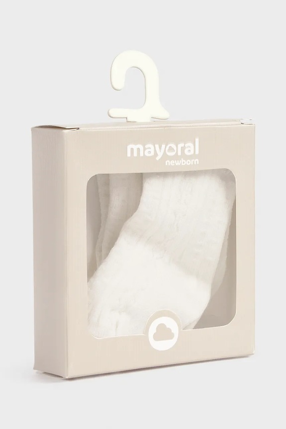 Chłopiec Mayoral Newborn skarpetki dziecięce 2-pack 9050.1J.Newborn.PPY2 beżowy