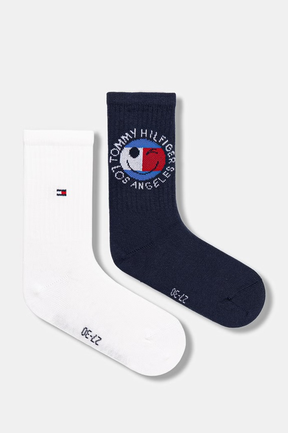 Dječje čarape Tommy Hilfiger 2-pack mornarsko plava 701238509.PPY2