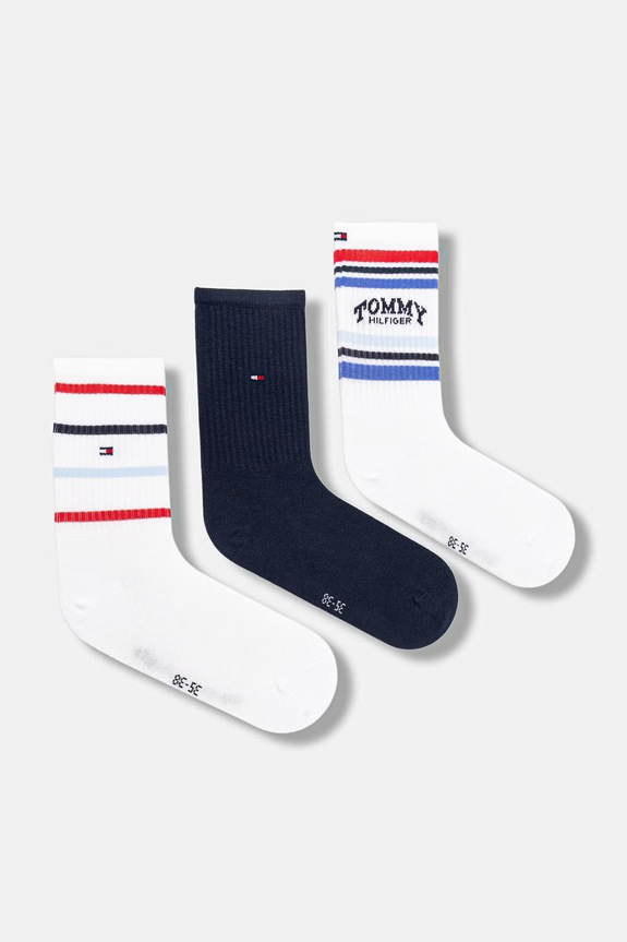 Dječje čarape Tommy Hilfiger 3-pack mornarsko plava 701238511.PPY2