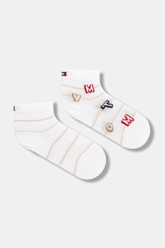 Dječje čarape Tommy Hilfiger 2-pack bijela 701238517.PPY2
