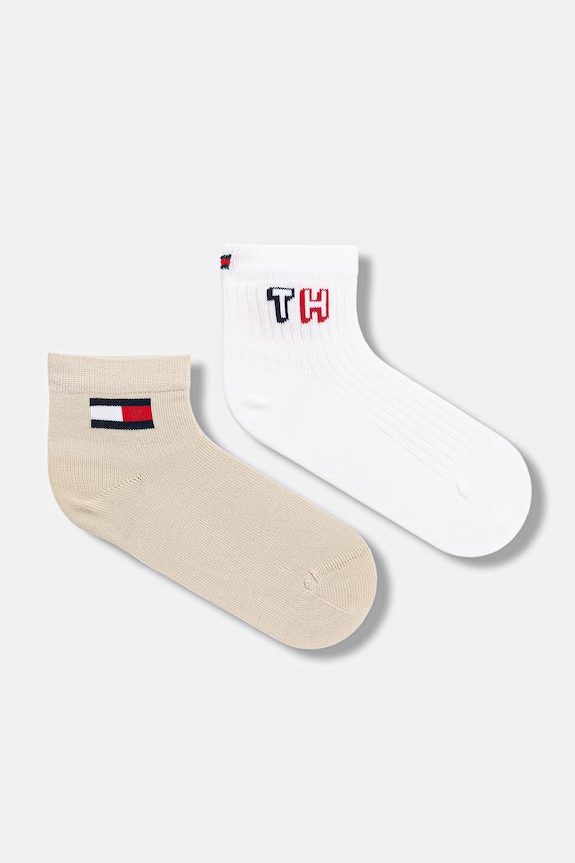 Čarape Tommy Hilfiger 2-pack bijela 701238518.PPY2