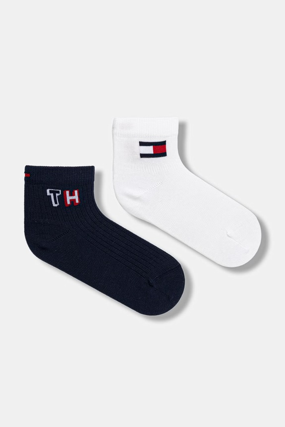 Čarape Tommy Hilfiger 2-pack mornarsko plava 701238518.PPY2