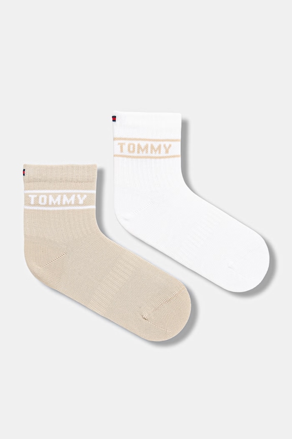 Dječje čarape Tommy Hilfiger 2-pack bež 701238520.PPY2