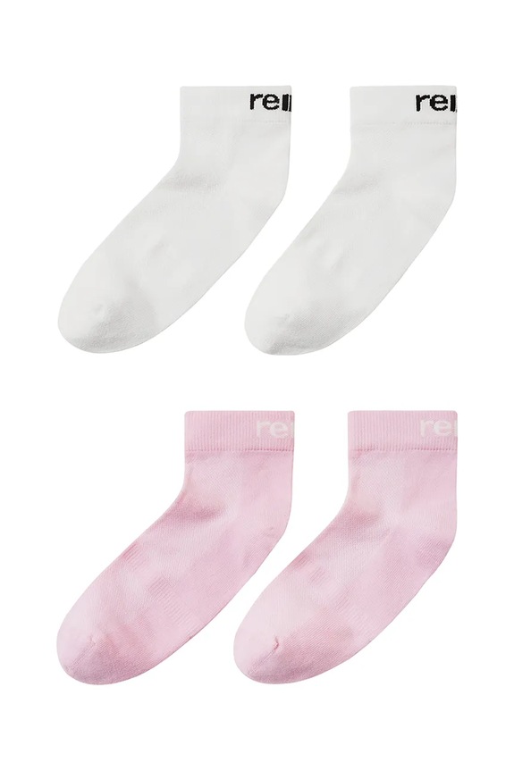 Reima skarpety dziecięce Nilkat 2-pack różowy 5300300A.PPY2