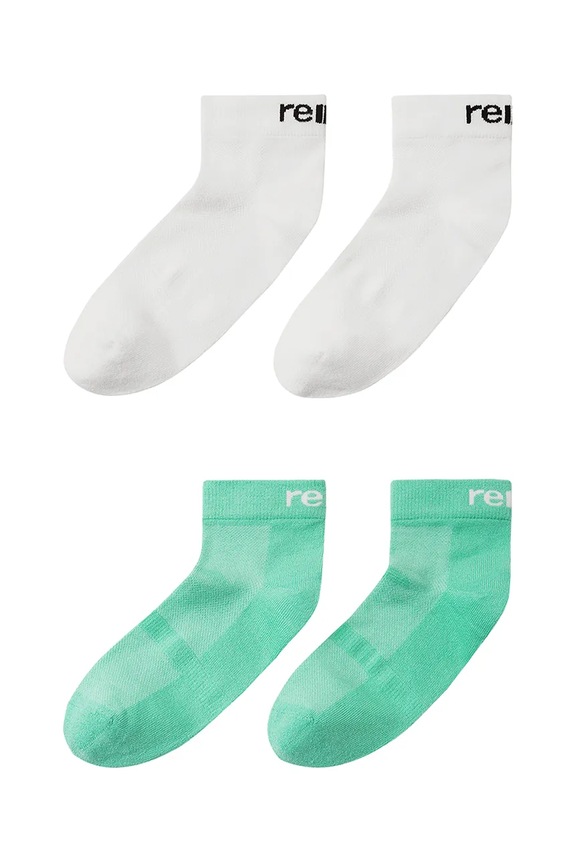 Reima skarpety dziecięce Nilkat 2-pack zielony 5300300A.PPY2