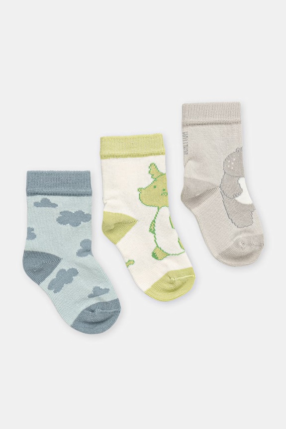 United Colors of Benetton skarpety dziecięce 3-pack szary 6AO3R700G.W.Stagionale
