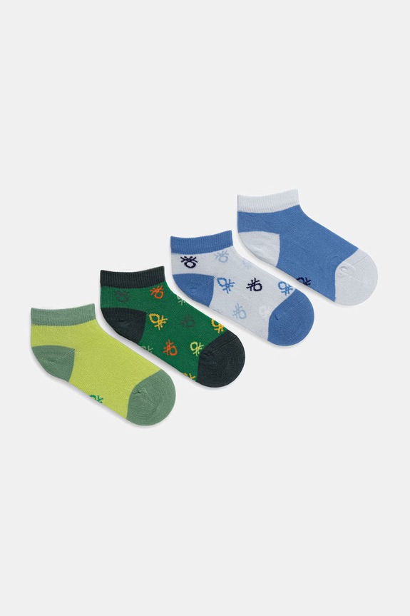 United Colors of Benetton skarpety dziecięce 4-pack niebieski 6AO5R7009.G.Stagionale