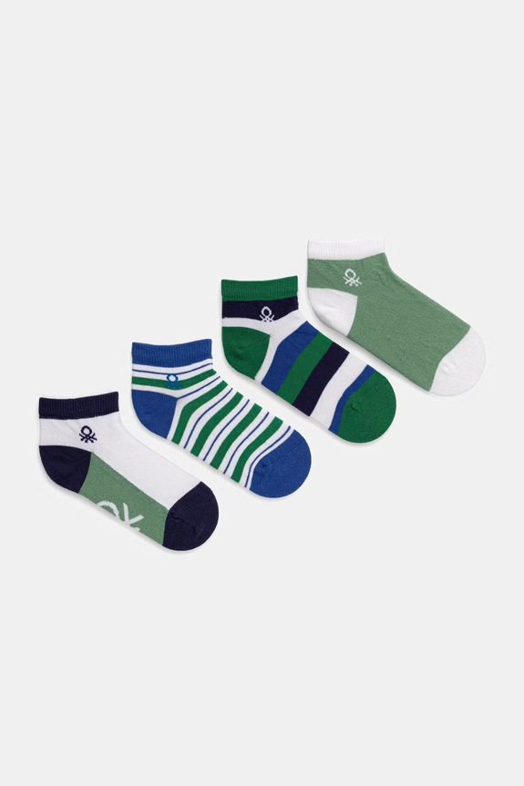 United Colors of Benetton skarpety dziecięce 4-pack zielony 6AO5R7009.G.Stagionale