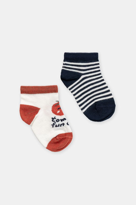 United Colors of Benetton skarpety dziecięce 2-pack granatowy 6AO5R700F.W.Stagionale