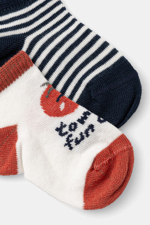 United Colors of Benetton skarpety dziecięce 2-pack 6AO5R700F.W.Stagionale granatowy SS26