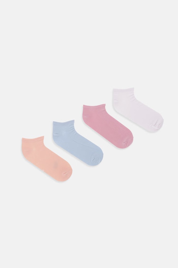 United Colors of Benetton șosete pentru copii pachet de 4 roz 6GRDR7002.G.Stagionale