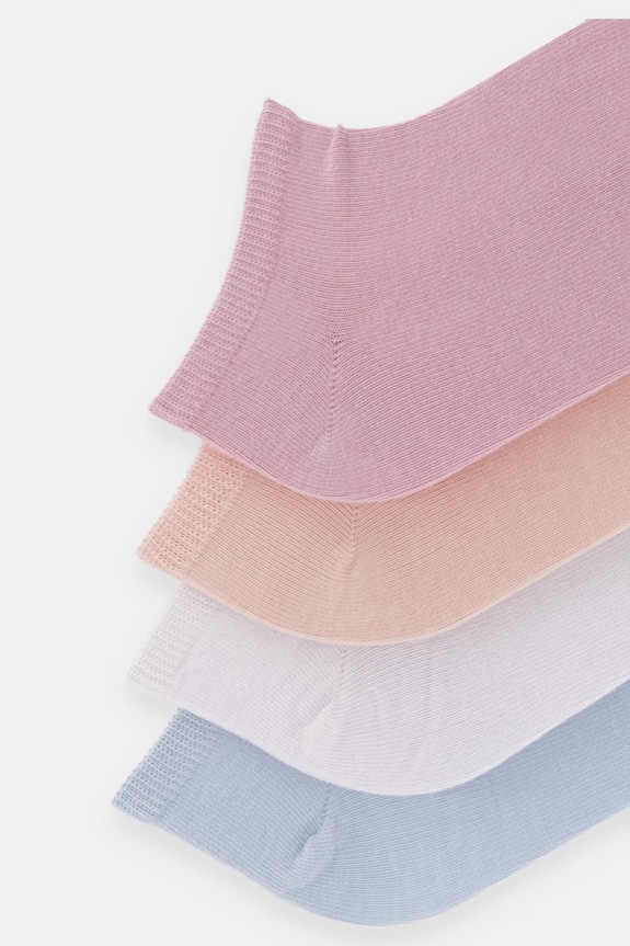 United Colors of Benetton șosete pentru copii pachet de 4 6GRDR7002.G.Stagionale roz SS26