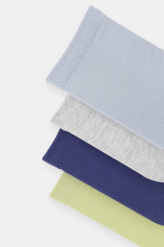 Detské ponožky United Colors of Benetton 4-pack 6GRDR7003.G.Stagionale modrá SS26