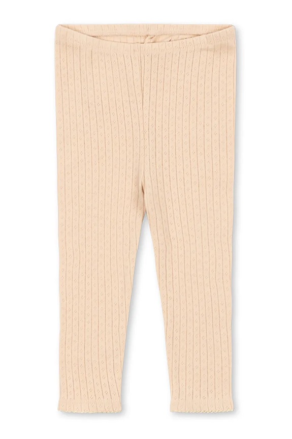 Konges Sløjd legíny detské bavlnené MINNIE PANTS GOTS béžová KS105480.PPY2