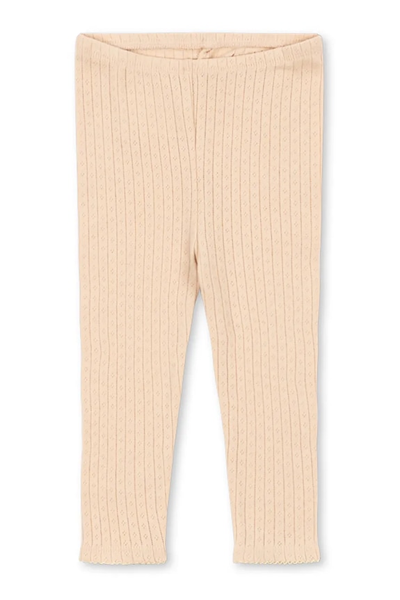 Konges Sløjd legíny detské bavlnené MINNIE PANTS GOTS béžová KS105480.PPY2
