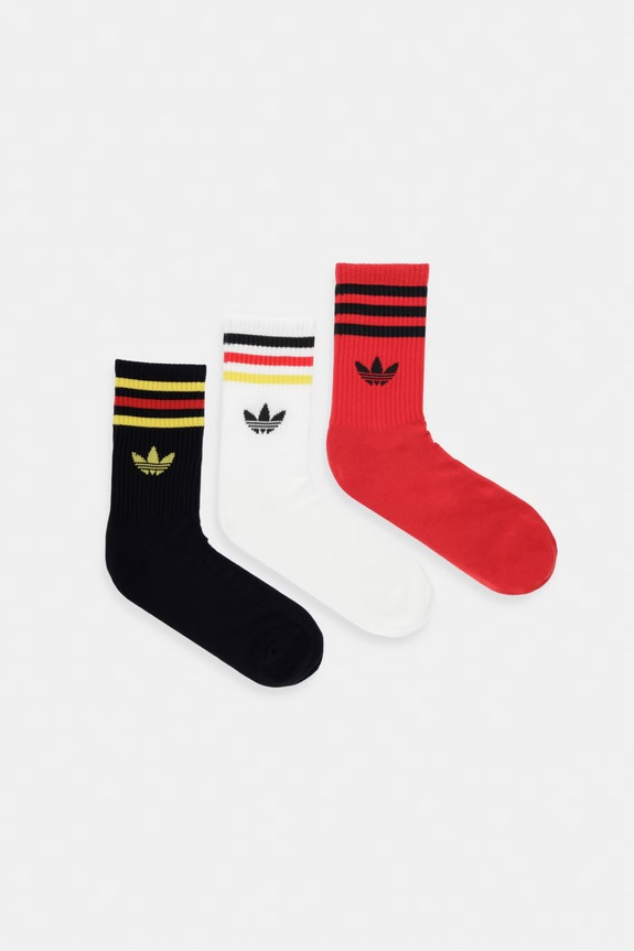 Κάλτσες adidas Originals 3-pack ψηλές κάλτσες κόκκινο KD8251