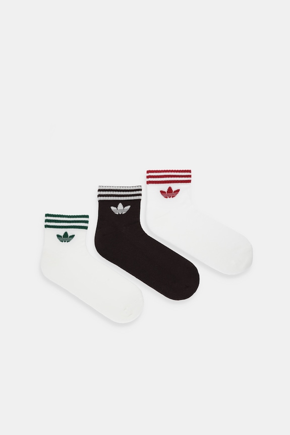 Κάλτσες adidas Originals 3-pack ψηλές κάλτσες λευκό KD8257