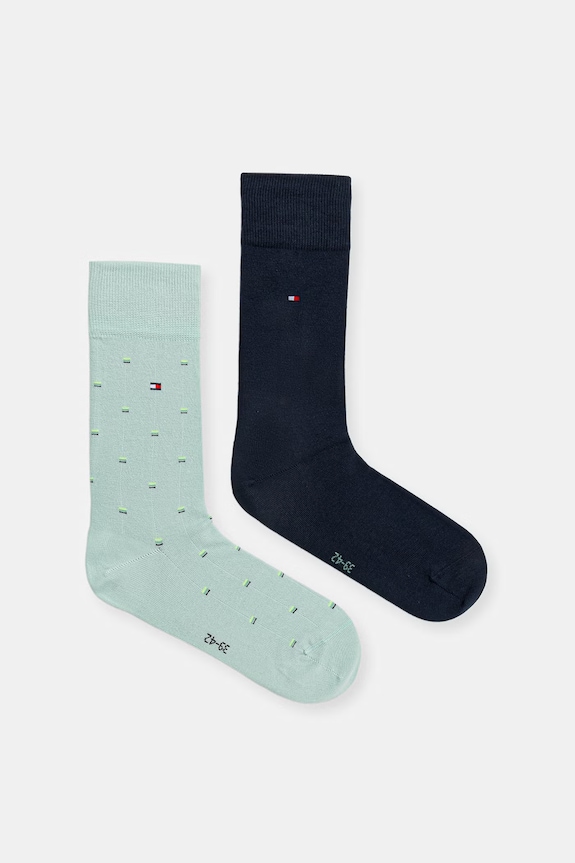 Tommy Hilfiger skarpety męskie 2-pack zielony 701238494