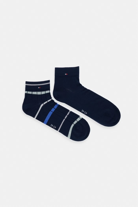 Tommy Hilfiger șosete 2-pack uni bleumarin 701238501