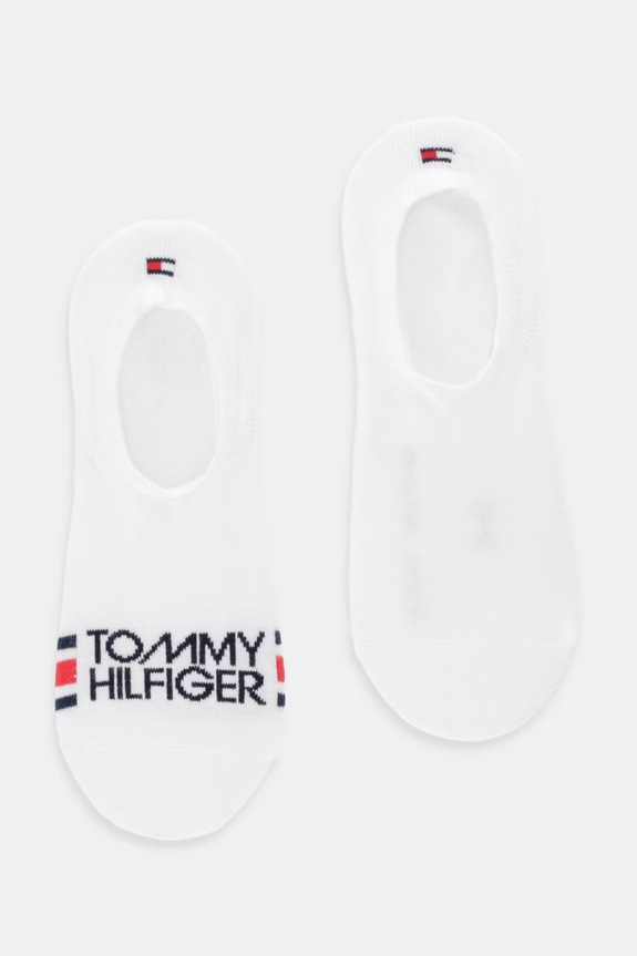Tommy Hilfiger șosete scurte bărbați alb 701238503