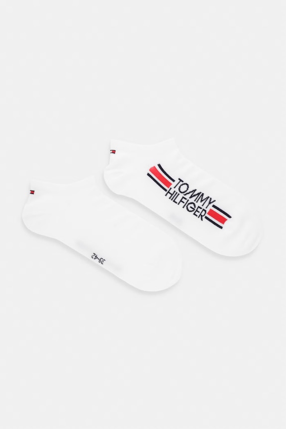 Ponožky Tommy Hilfiger 2-pak jednofarebný biela 701238498