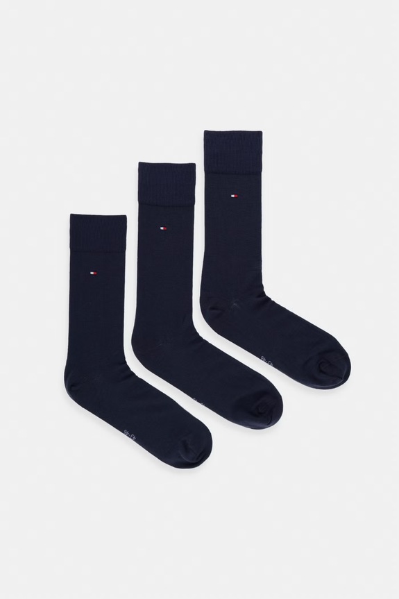 Ανδρικές κάλτσες 3-pack Tommy Hilfiger σκούρο μπλε 701239616