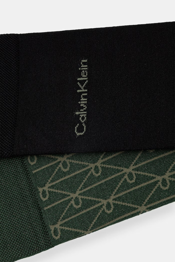 Calvin Klein ponožky pánske 2-pak 701237677 zelená SS26
